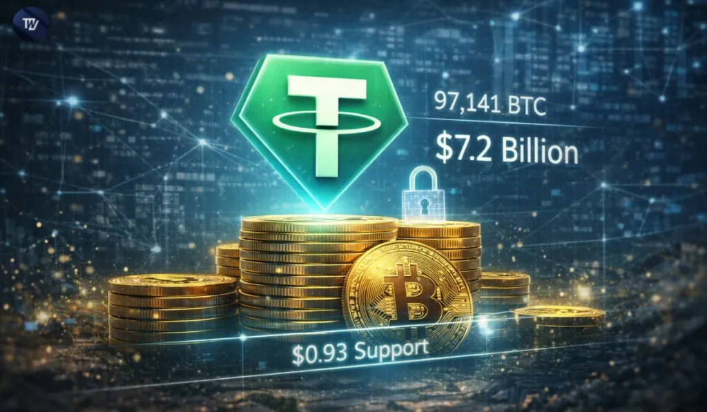 Tether Expands Bitcoin Treasury with 951 BTC Buy, Holdings Move Closer to 100,000 Mark