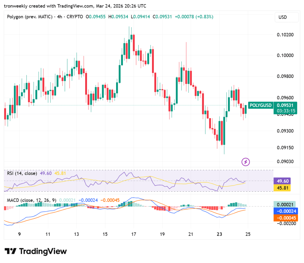 Polygon price analysis