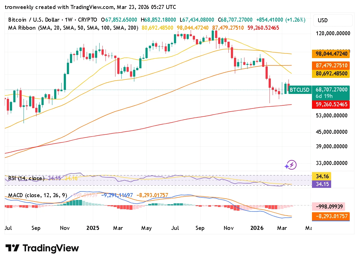 Bitcoin technical indicator chart