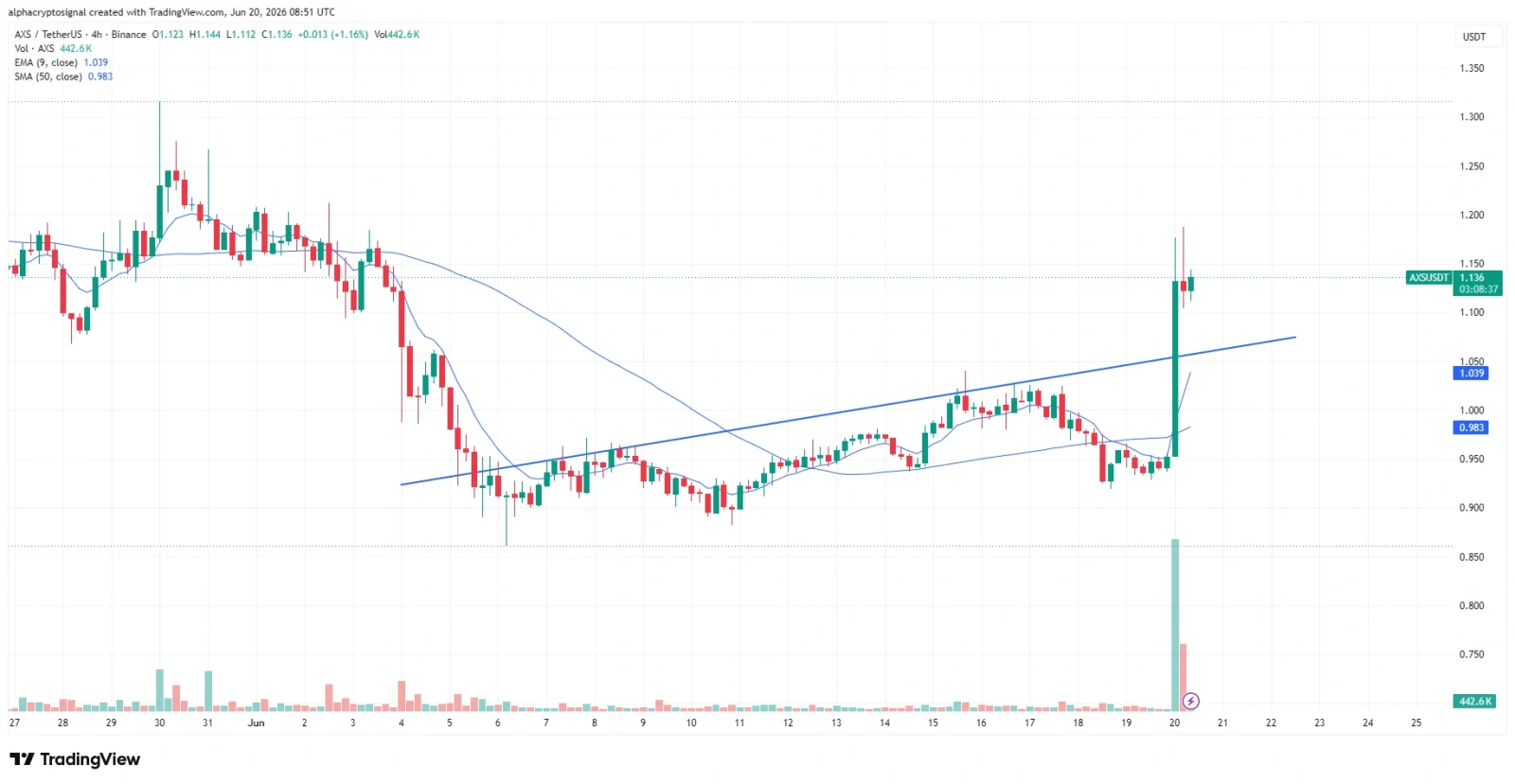 AXS price prediction