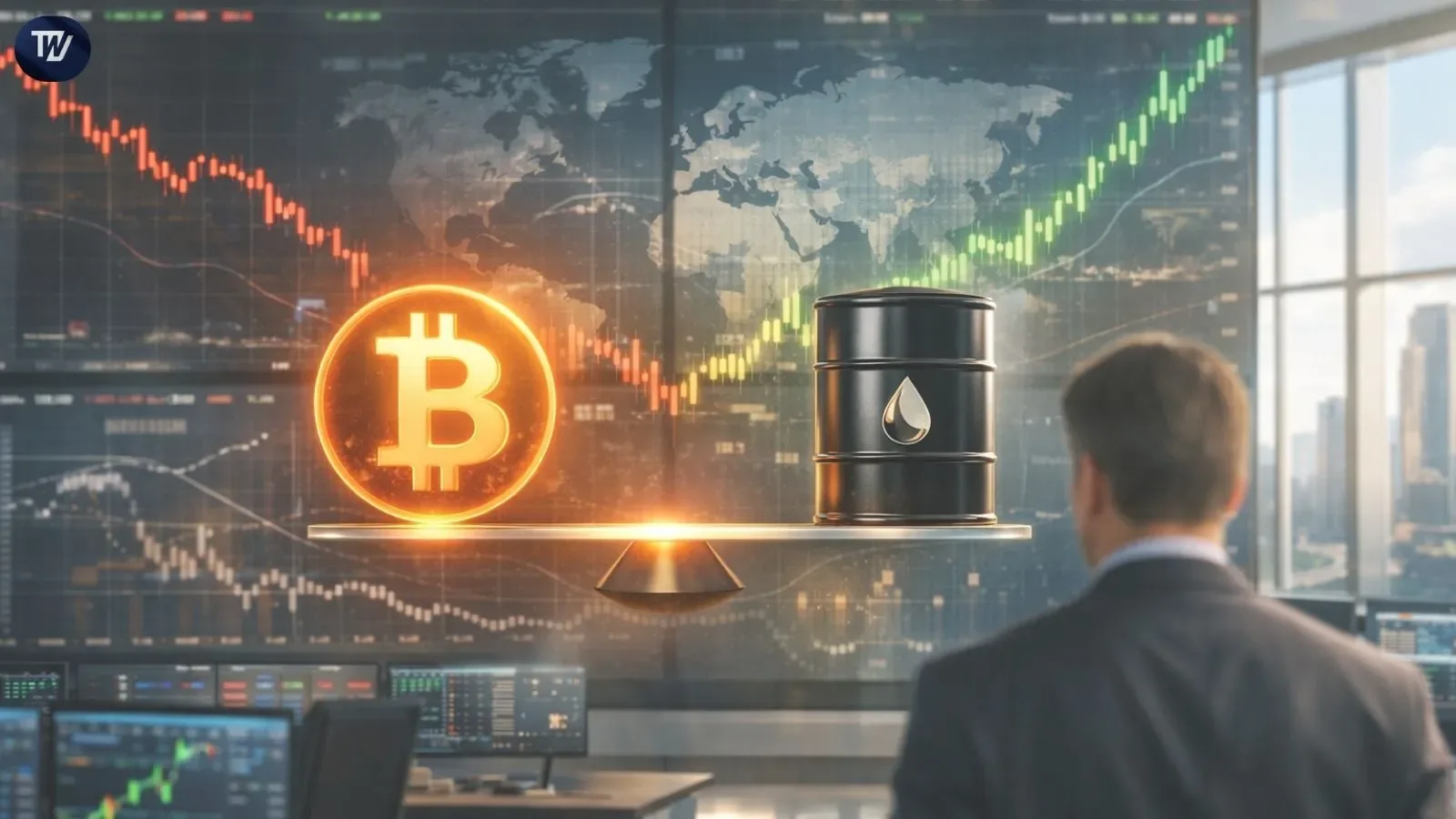 $70M Bitcoin (BTC) Short Paired with Oil Long Signals Risk-Off Positioning