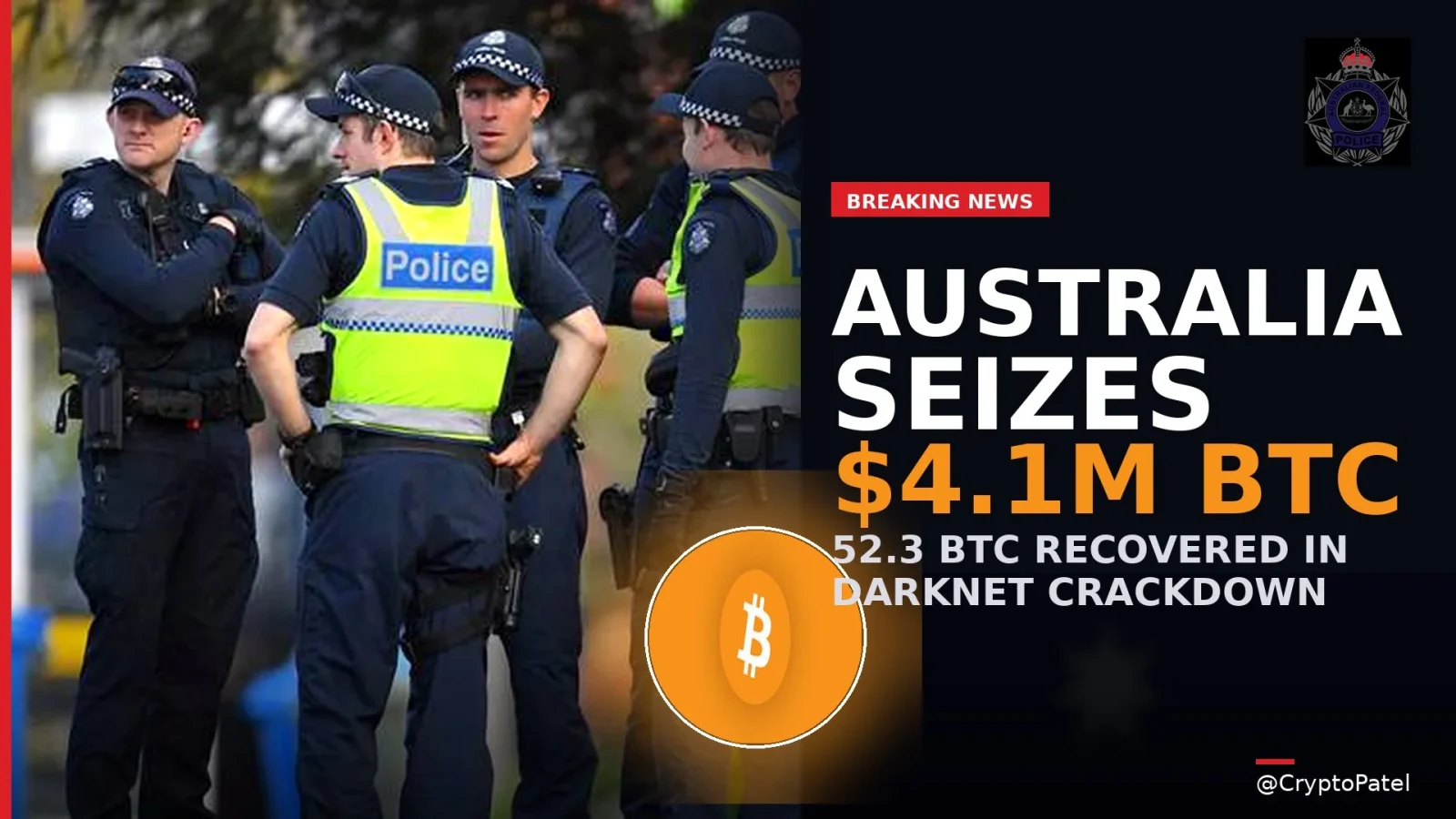 Australian Bitcoin seizure