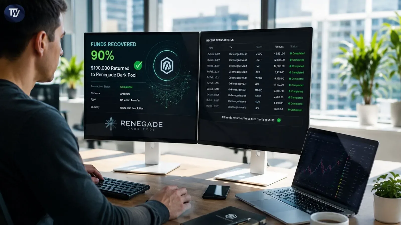 Renegade Recovers 90% of Stolen Funds