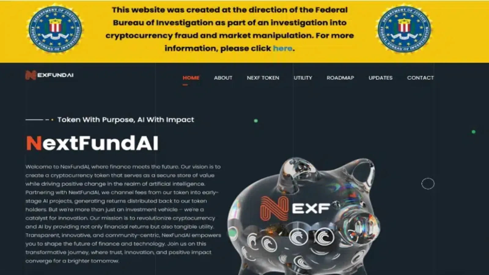 FBI crypto- NexFundAI