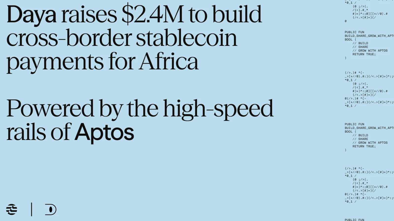 Daya Raises $2.4M to Expand Aptos-Powered Payments