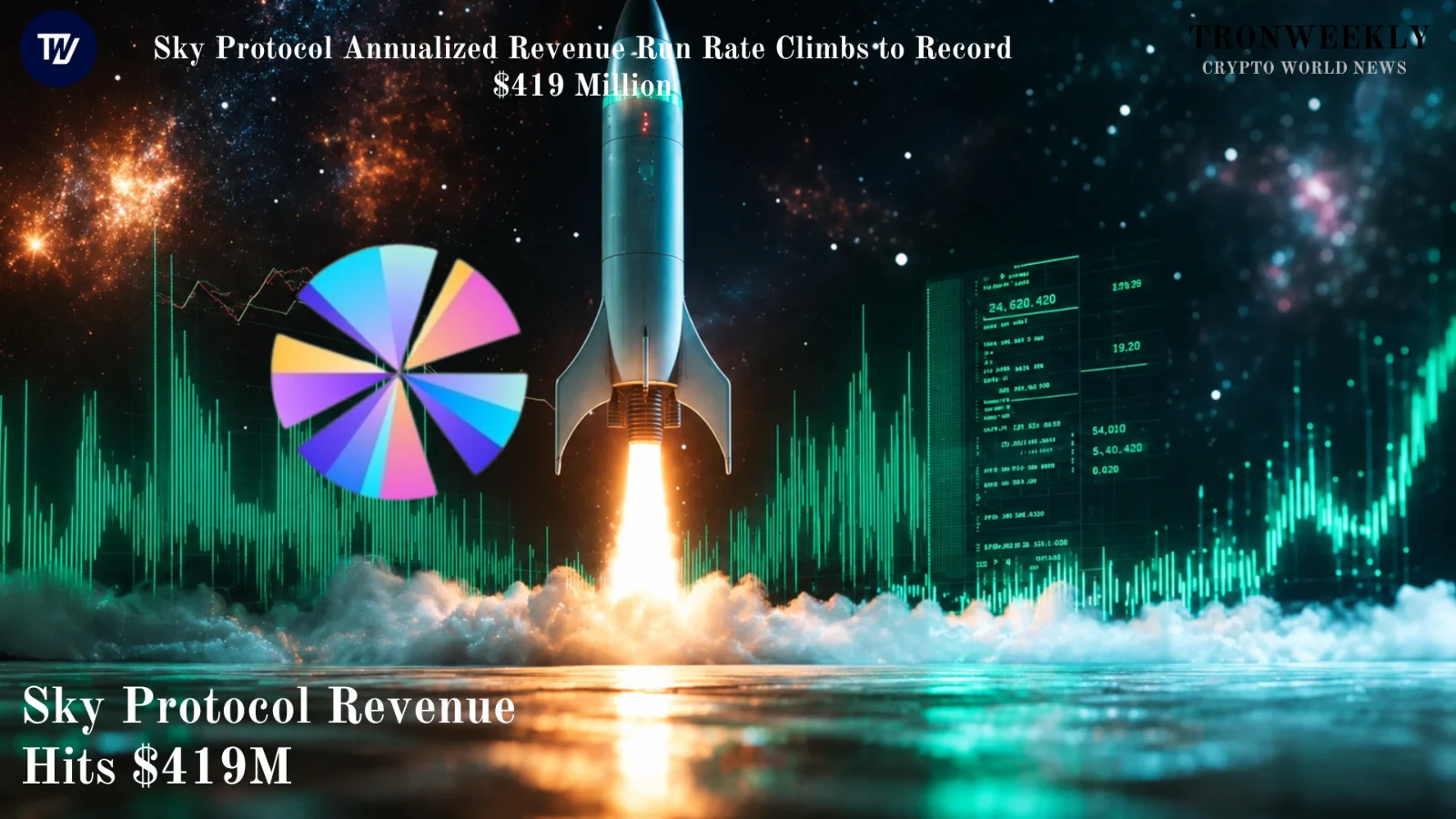 Sky Protocol Annualized Revenue Run Rate Climbs to Record $419 Million