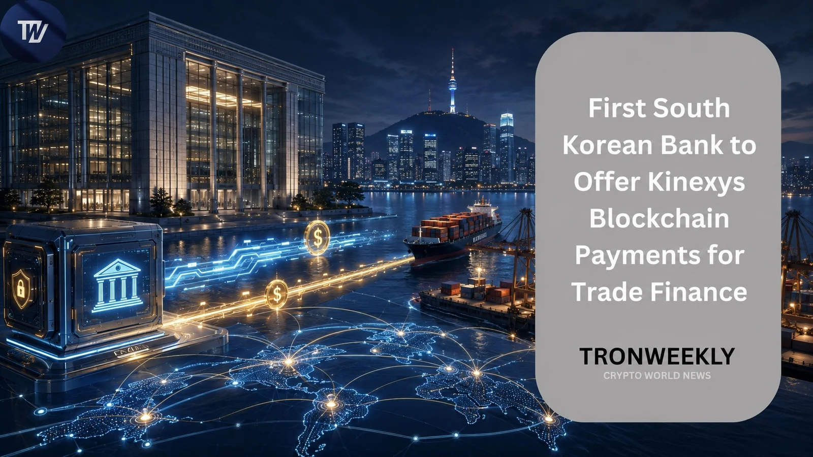 First South Korean Bank to Offer Kinexys Blockchain Payments for Trade Finance