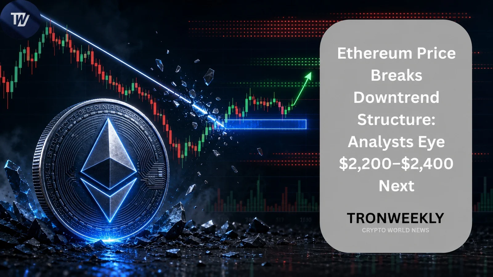 Ethereum Price Breaks Downtrend Structure: Analysts Eye $2,200–$2,400 Next
