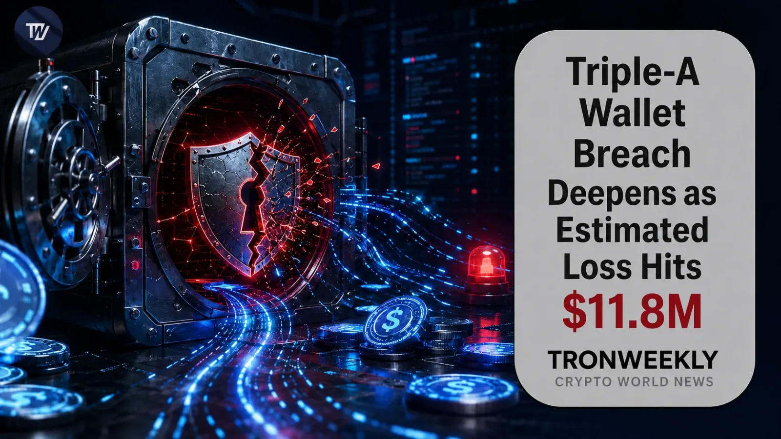 Triple-A Wallet Breach Deepens as Estimated Loss Hits $11.8M