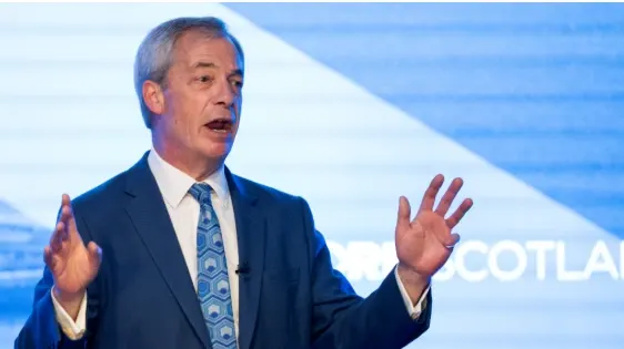 Reform Uk party's leader, Nigel Farage