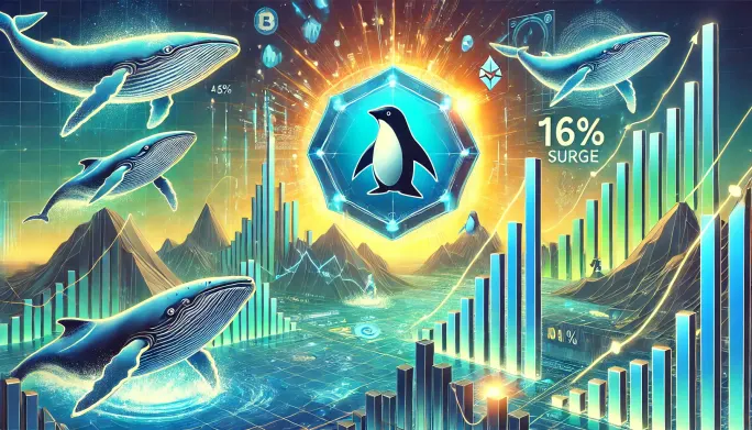 PENGU Token Surges 16% as Whales Fuel Market Dominance