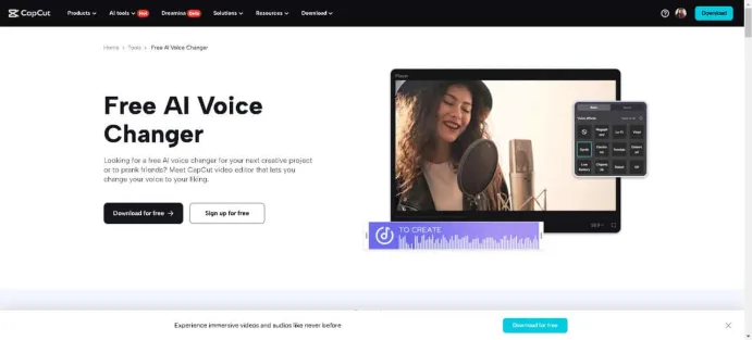 CapCut Voice Changer