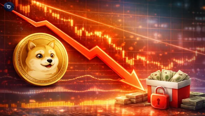 Dogecoin Slides as Liquidations Spike and Support Weakens