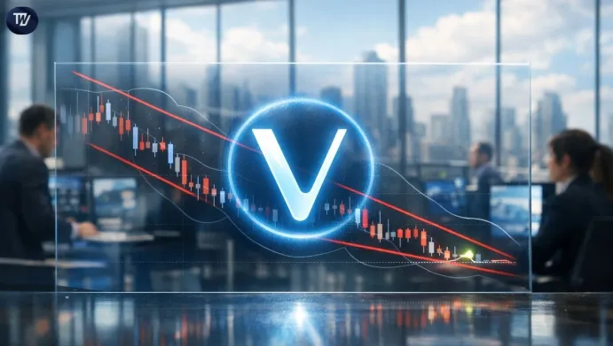 VeChain (VET) Descending Channel Pattern Hints at Potential Breakout to $0.16