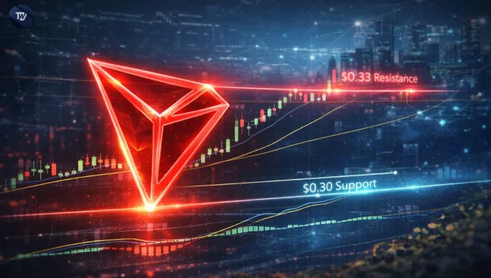 TRON (TRX) Gains Strength as Price Holds Above $0.30 Support