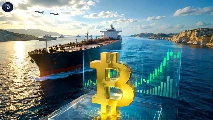 Bitcoin Price Surges to $77K as Strait of Hormuz Reopens