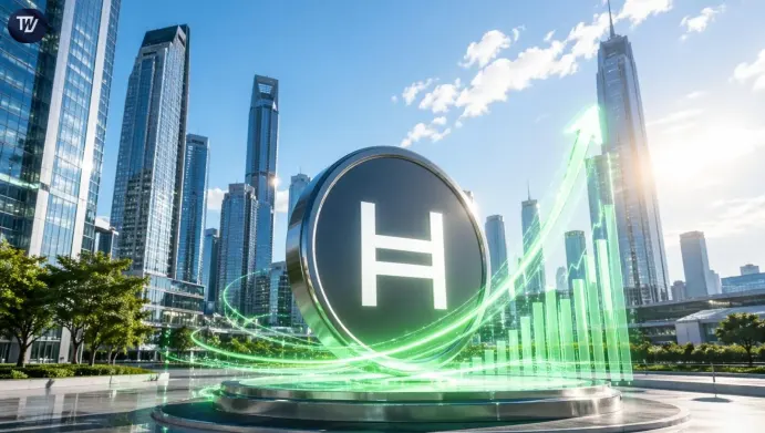 Hedera (HBAR) Eyes $0.10 Target as Bullish Trendline Breakout Approaches