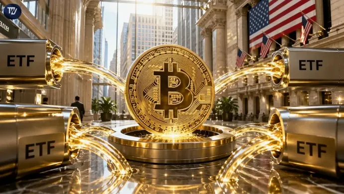 Bitcoin ETFs Record 7-Day Inflow Streak as $335 Million Institutional Demand Surges