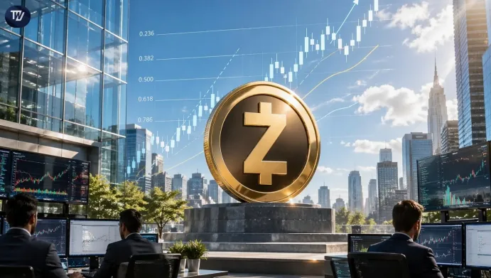 Zcash Enters Wave 4 Fibonacci Zone as Price Eyes $423–$440 Resistance Breakout Level
