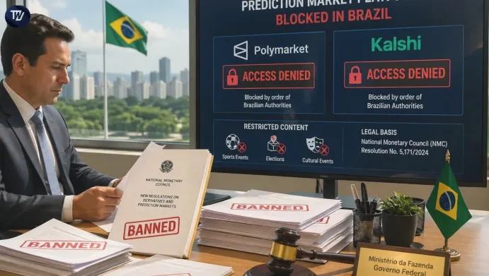 Brazil Bans Prediction Markets and Blocks Major Platforms