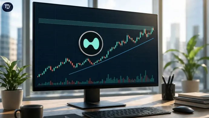 HYPE Forms Higher Lows as Price Tests $44-$45 Resistance