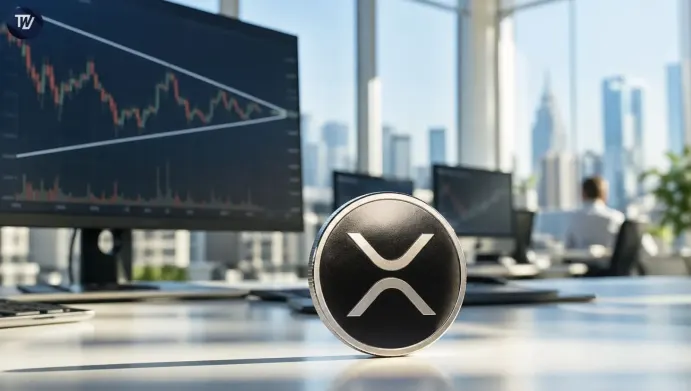 XRP Forms Symmetrical Triangle as Breakout Setup Targets $1.82 on Breakout