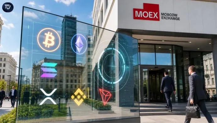 Russia Crypto Market Grows as MOEX Lists XRP, Solana, TRON, and BNB Indexes
