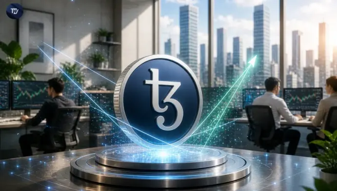 Tezos (XTZ) Falling Wedge Signals Potential Bullish Reversal Toward $7.960