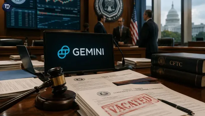 Gemini Gains Regulatory Relief as CFTC Settlement Is Withdrawn in $5M Case