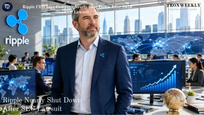 Ripple CEO Says Company Nearly Shut Down After 2020 SEC Lawsuit