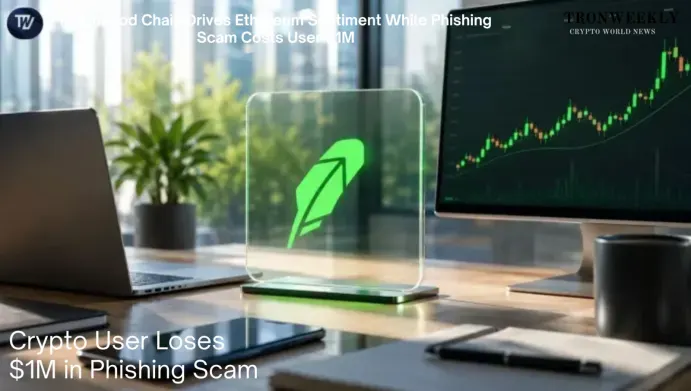 Robinhood Chain Drives Ethereum Sentiment While Phishing Scam Costs User $1M