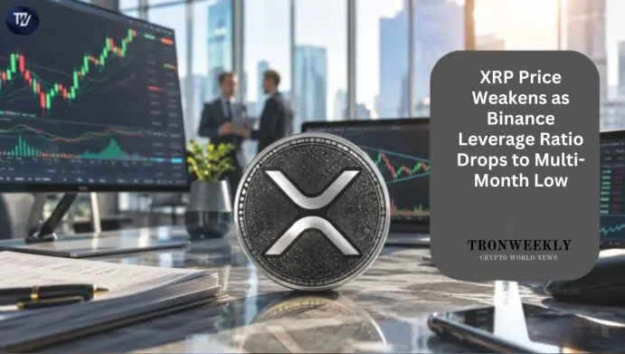 XRP Price Weakens as Binance Leverage Ratio Drops to Multi-Month Low