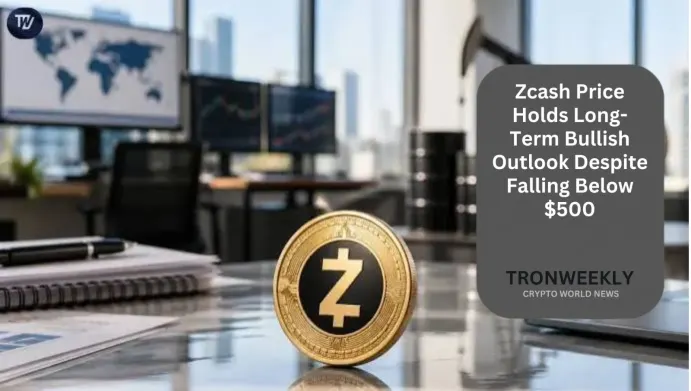 Zcash Price Holds Long-Term Bullish Outlook Despite Falling Below $500