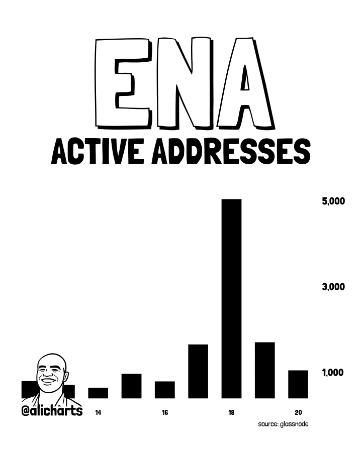 ENA active addresses
