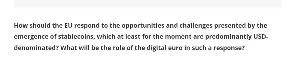 Europe's new ruling to oversee and guide the use of Stablecoin.

Source: bis.org