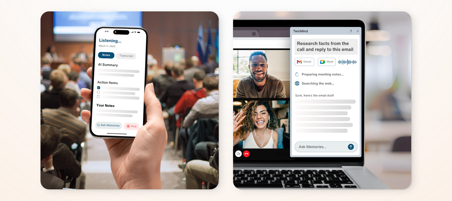 TwinMind lanza app que escucha en segundo plano para crear un “segundo cerebro” con IA