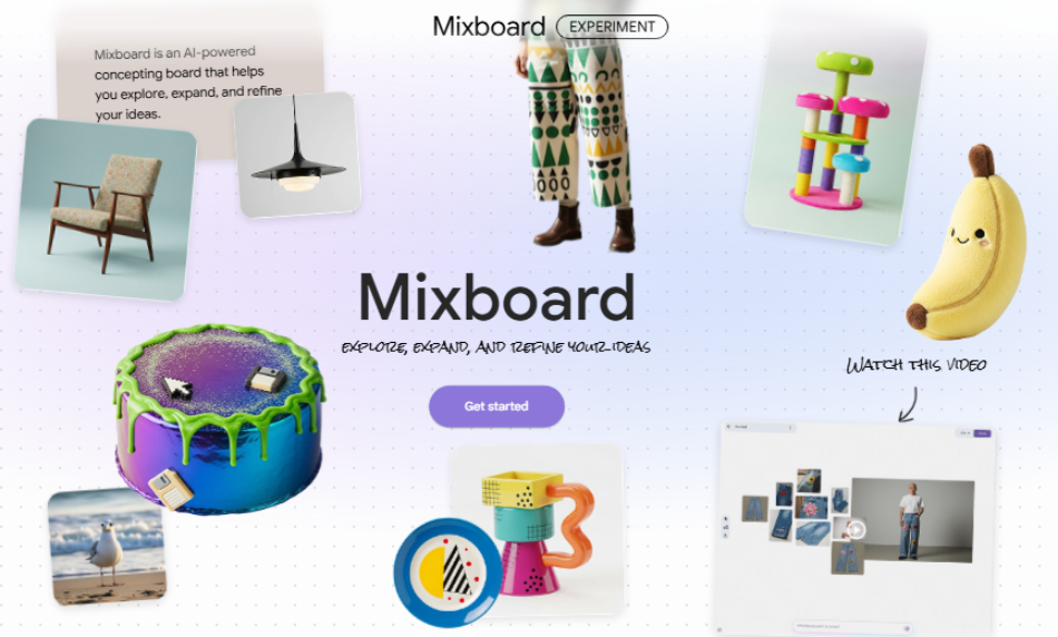 Google lanza Mixboard y reta a Pinterest con IA para crear mood boards en un clic