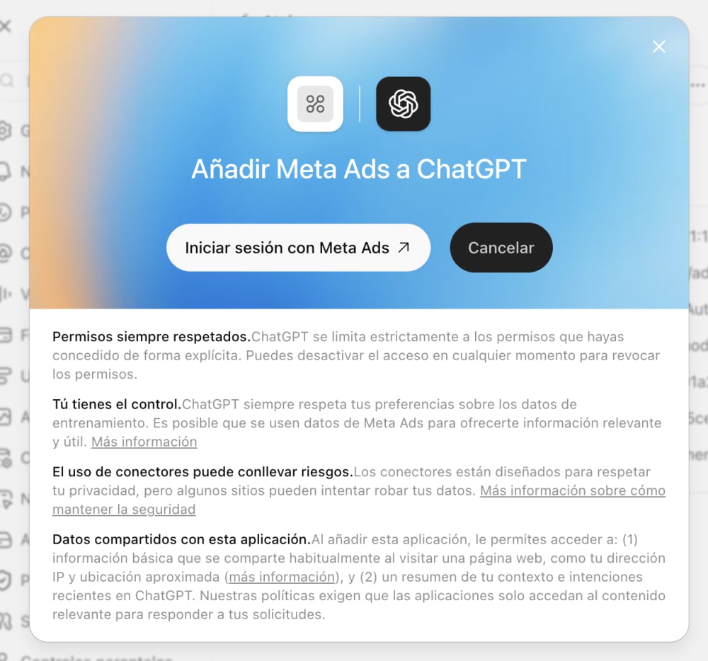 Conectar Meta Ads a ChatGPT