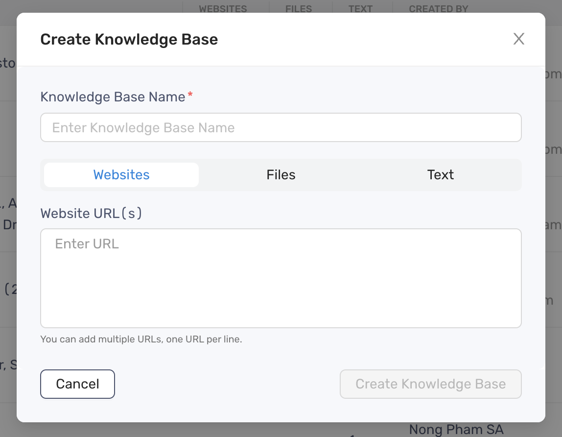 Knowledge Base
