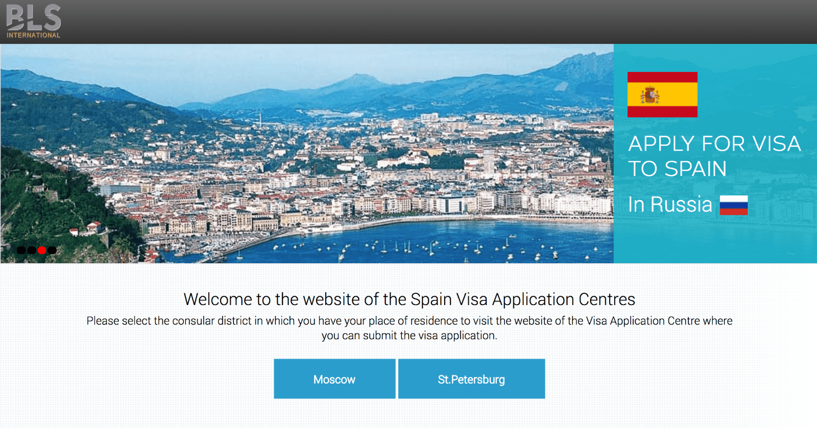 Spain visa application