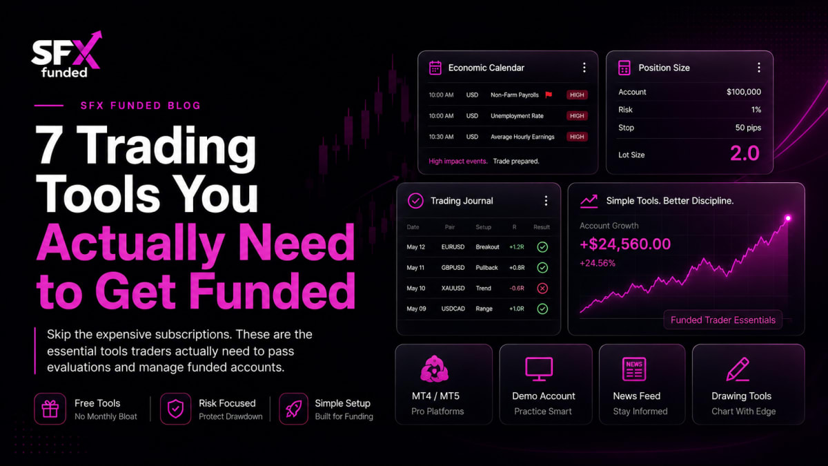 Essential Trading Tools for Funded Traders: Less Is More