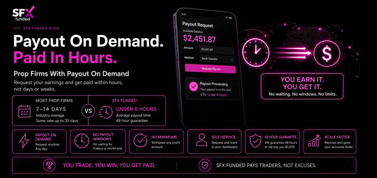 Prop Firms Payout on Demand: How Fast Are Payouts?