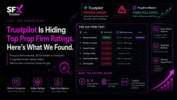 Why Prop Firm Ratings Differ: TrustPilot vs PropFirmMatch