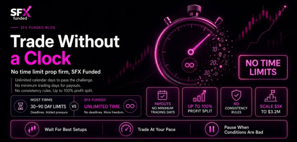 No Time Limit Prop Firm: Why SFX Funded Ditched Deadlines