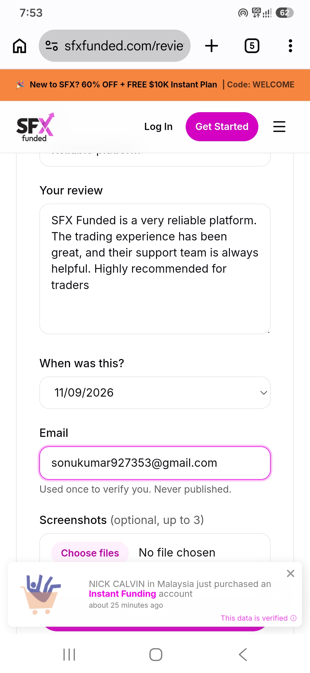 Sonu Kumar's review photo