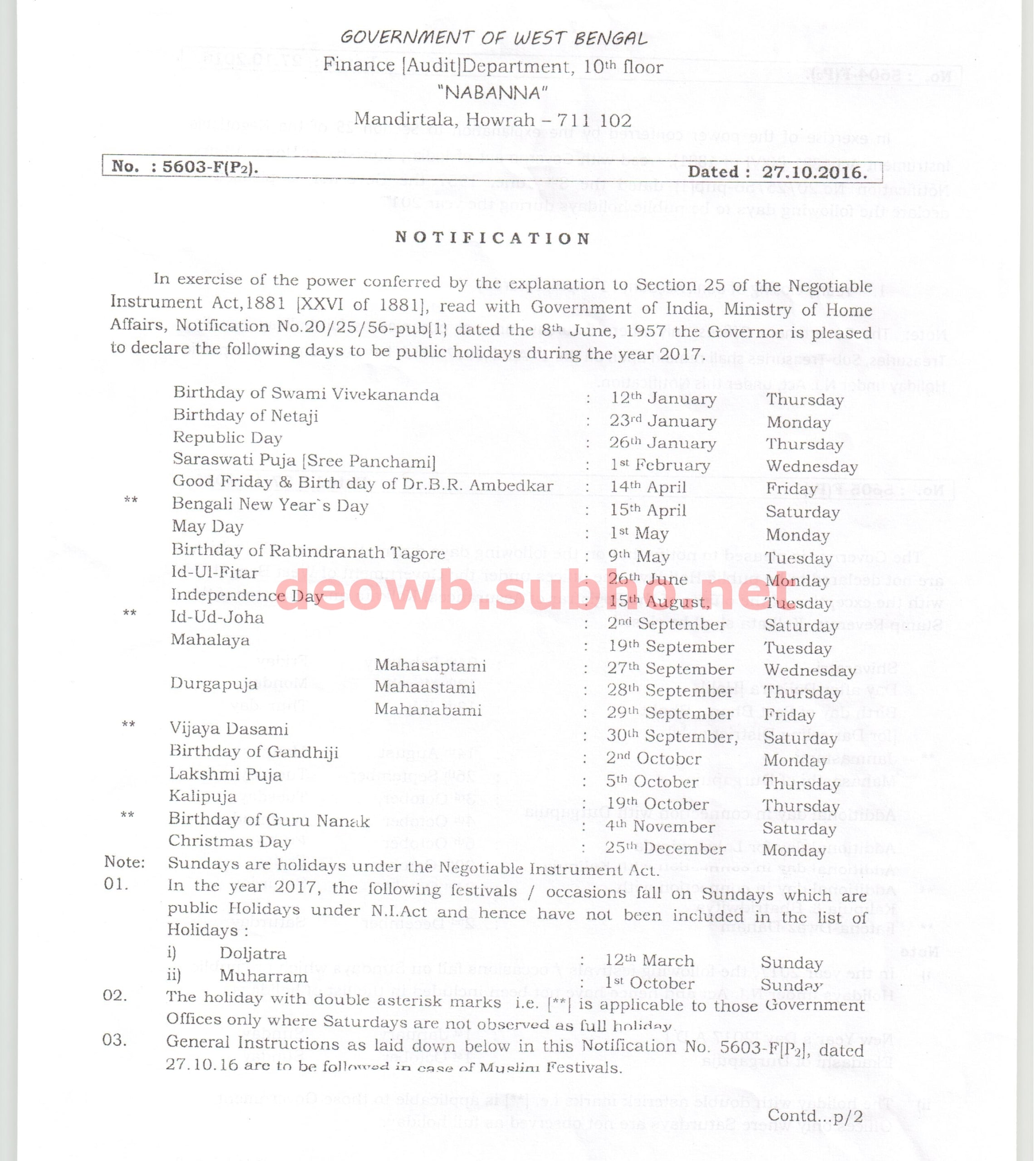 5603-F(P2) Holiday List 2017_001