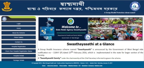 SWASTHYA SATHI HOSPITAL LIST WEST BENGAL