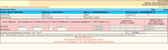 Demand Error