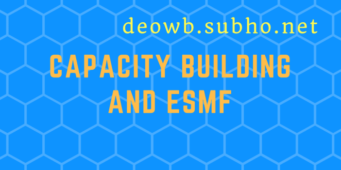 Capacity Building and ESMF