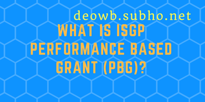 ISGP Performance Based Grant (PBG)